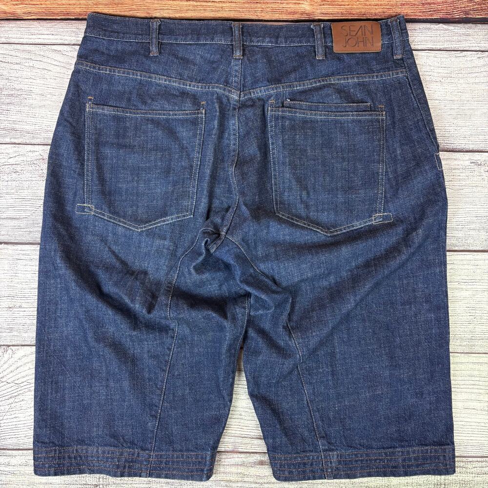 Vintage Y2k Sean John Baggy Denim Jean Shorts